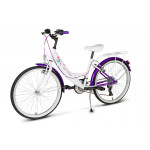 Detský bicykel 24 Kands Laguna VS-1 ZWK Bielo-fialový
